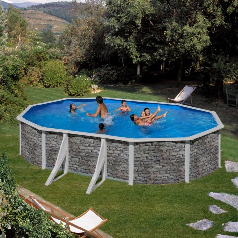 piscina fuori terra gre_ovale cerdena 500 x 300 x 120 cm